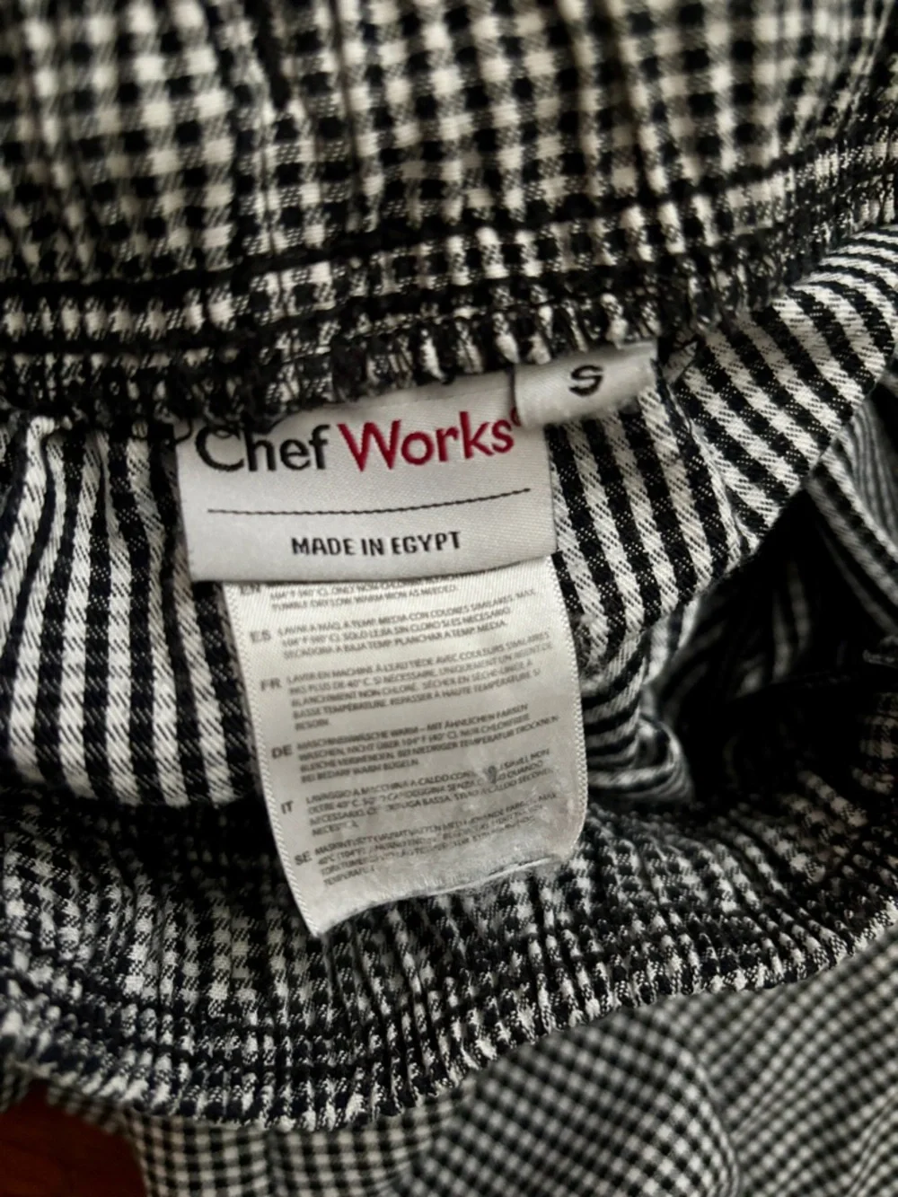 Chef Works gingham pants - Picture 3 of 3